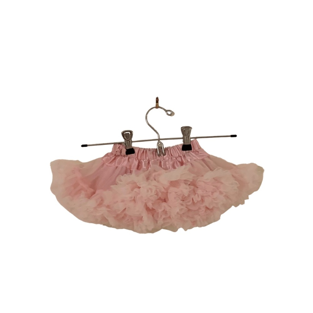 Pink Ruffled tulle skirt INFANT 0-3 months
